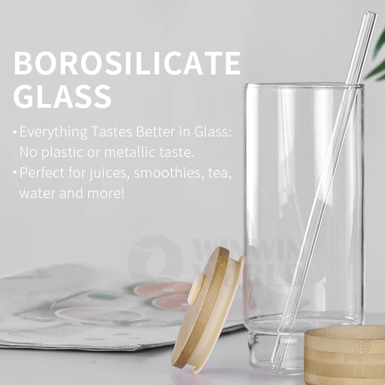 Glass tumbler water bottle with straw and lid, wide mouth smoothie cups, iced coffee cup tea silicone protective sleeve Glass tumbler water bottle with straw and lid, wide mouth smoothie cups, iced coffee cup tea silicone protective sleeve