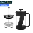Coffee Presse Coffee Eco-Friendly Custom Logo Camping Plastic Maker French Press Coffee