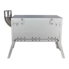 Titanium Titanium Lightweight Durable Folding Stove Camping Outdoor Survival Tent Heating With Chimney