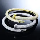 Bangles Bangles And Bracelets 14k Gold Plating Micro Pave Cz Clover Charm Girls Cleef Arpels Bangles
