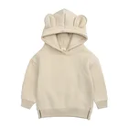 Wholesale 2020 Winter Custom 100% Cotton Kids Clothing Fleece Hoodies With Bear Ears