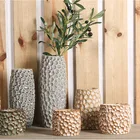 Home Decor Customize Centerpiece Bouquets Flower With 3D Ceramic Vase For Home Living Room Decor Ornament