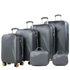 Luggage Suitcase ATOZ 2021 6pcs Luggage ABS Suitcase With Makeup Bag Custom Pull Bar Case Oversized Luggage Bag 32
