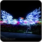 Wings Led Holiday Light Holiday Event Project Led Outdoor Motif Decorative Fairy Light Up Wings
