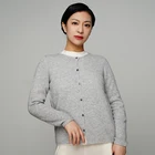 Sweaters Custom 100% Cashmere Girls' Fringe Hooded Kids Long Sleeve Knit Jacquard Cardigan Sweaters V Neck