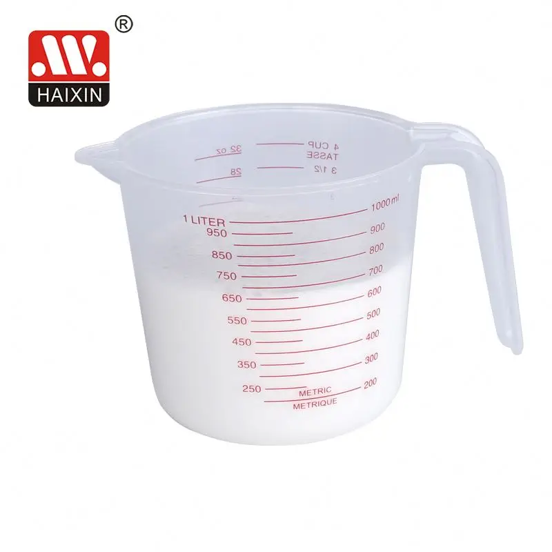 1L Multifunctional Kitchen Cooking Durable Food Grade Plastic Measuring Jug