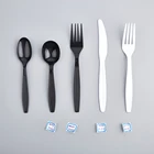 Disposable Cutlery Ps Cutlery Wholesale Disposable Plastic Cutlery Set PS Plastic Fork Knife Spoon Cutlery Set