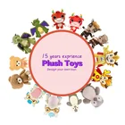 Animal Custom Cheap Soft Embroidery Plush Doll Factory Stuffed Plush Toy Animal Plushies For Kids Gifts