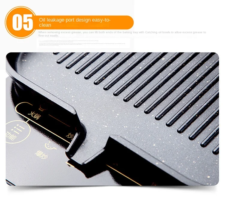 Factory Hot Sale Aluminum Grill Plate Stove Top Grill Plate Bbq Grill