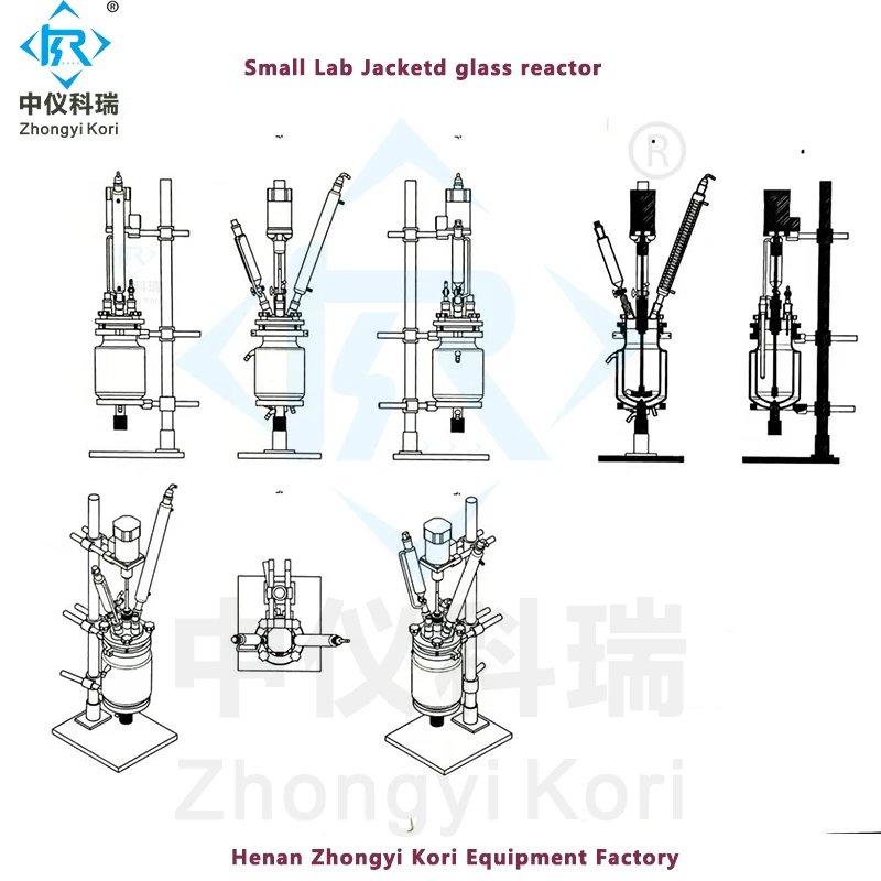 SF-200l    200L Jacketed Glass Reactor price