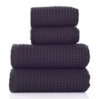 Cotton Towel 100% Cotton Waffle Towel Set Custom Logo Hook Golf Towel 4 Sets