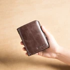 Wallet Rfid Wallet RFID Slim Credit Card Money Clip Wallet Minimalist Real Leather Card Holder Wallet Men