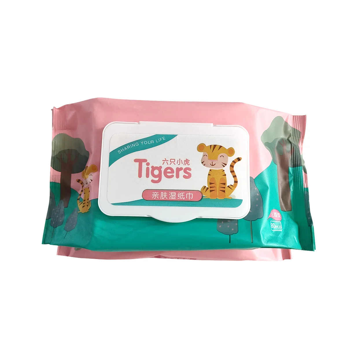 Hot sale cleaning tissue paper economic biodegradable baby tender baby wipes  Coconut Oil Spunlace Cute Baby Cleaning Wet Wipes
