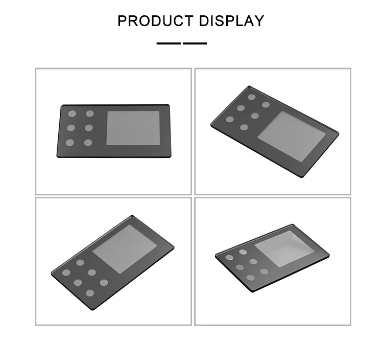 Customized smart touch glass panels are widely used in furniture and household appliances