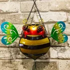 Metal Metal New Design Metal Aluminum Golden Agate Windchime Hanging Iron Wind Chimes Metal Outdoor Gift