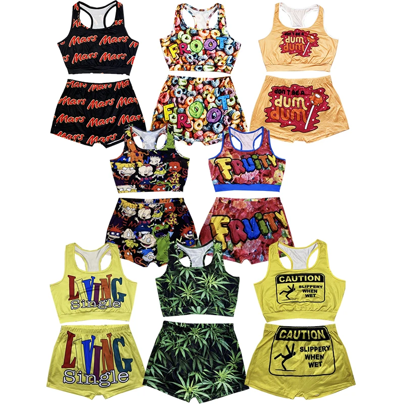 Character Snack Shorts Pajama Set 