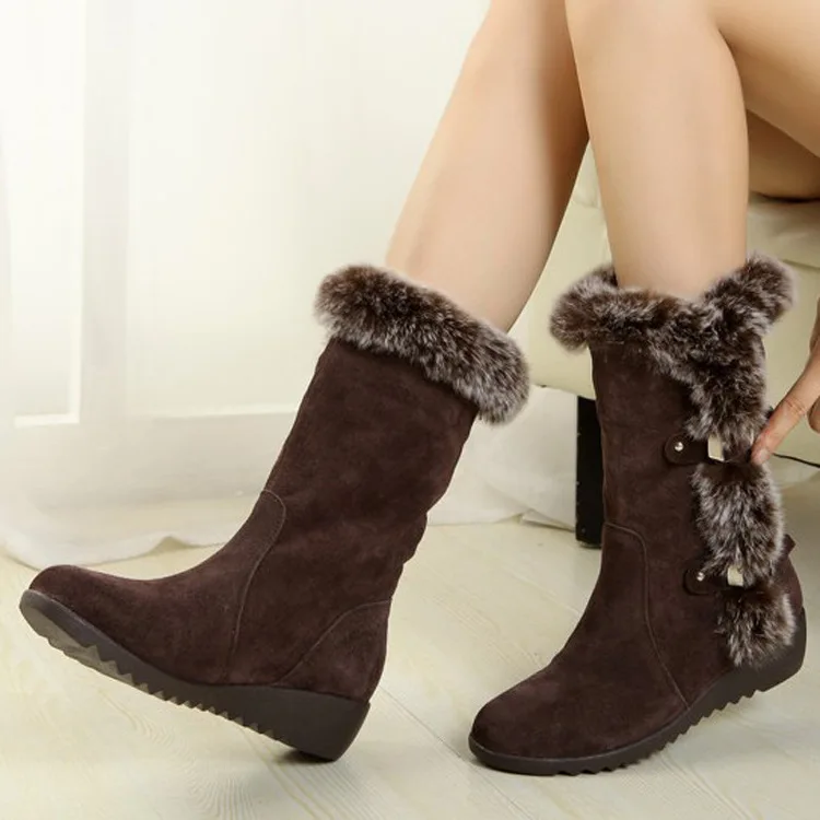 New Hot Women Boots Autumn Flock Winter 
