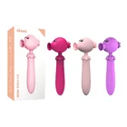 Most Popular Masturbator For Women Medical Silicone Sucking Massage Nipple Vagina Clitoral Vibrator