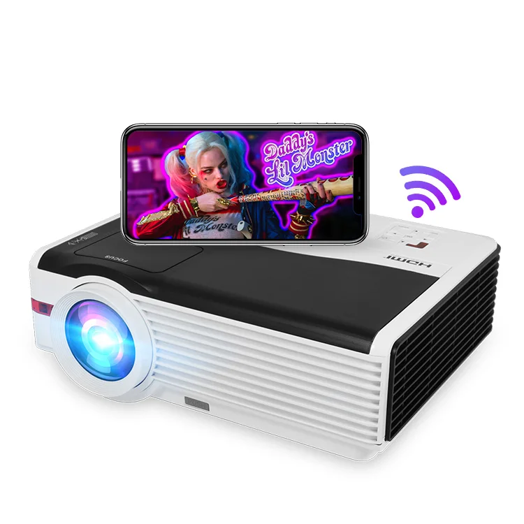 Pelagisch Vakman conversie 6500 Lumens Smart Beamer Android 6.0 Long Life Led Lamp Full Hd Led Home  Cinema Wifi Projector 4k - Buy Android 6.0 Led Projector With Wifi,Home  Cinema Wifi Projector,Android Projector Product on