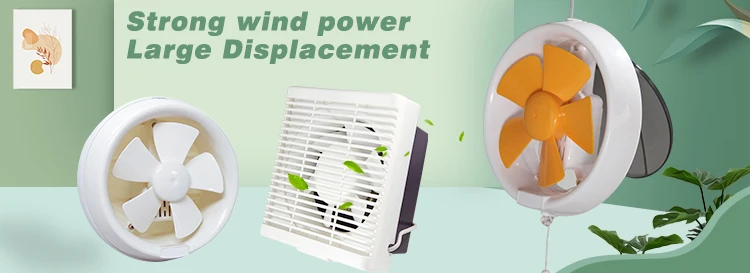 Window Mounted Exhaust Fan, 12-Inch, Plastic, Wall - detail 2
