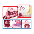 2 in 1 New hot Style Take Apart Beauty Toy DIY Train set Play Pretend Table Makeup Toys for Fashion Girls