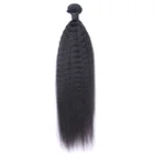 Natural Weave Wholesale Raw Cuticle Natural Human Hair Weave Best Quality Kinky Straight Hair