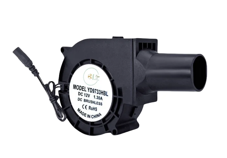 Speed Centrifugal Air Blower, 97mm, 12V, 24V, 36V - detail 14