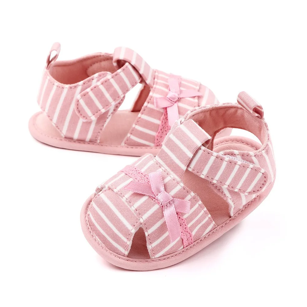 2024 New Arrival Rubber Soft Sole Baby Walking Shoes Toddler Girl Anti-slip Prewalk Baby Sandals&Slippers For Girls