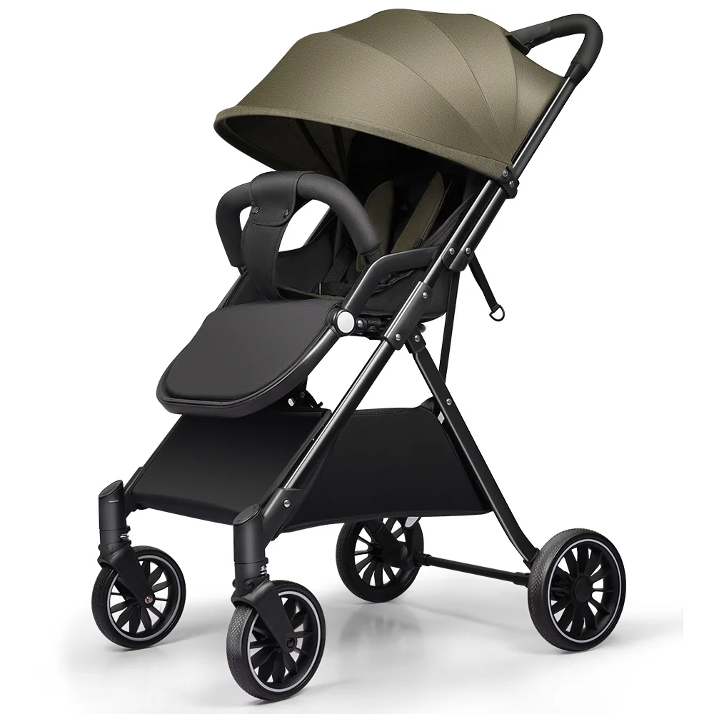 Coches Para Bebes. Luxury Stroller Baby Pushchair Lightweight Foldable Travel Carriage Kinderwagen Baby Pram Strollers