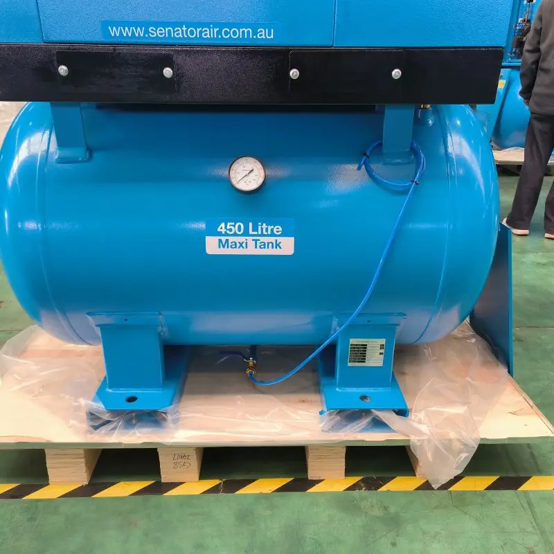 15KW energy saving air compressor with air tank and filter Screw air compressor