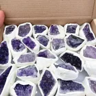 Stone Rough Wholesale Natural Raw Crystal Stone Rough Amethyst Cluster Bulk In Flat Box