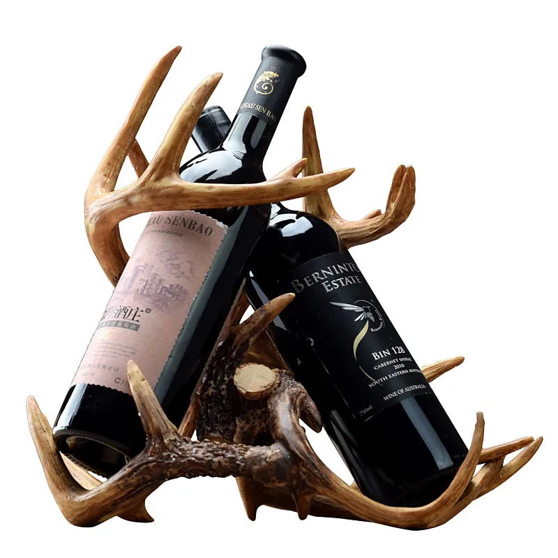 antler wine holder