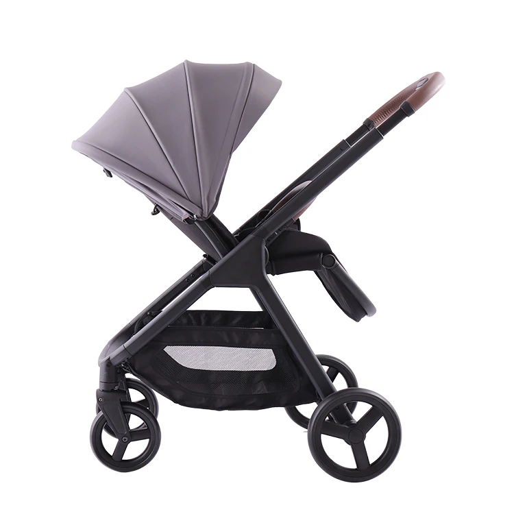 Bassinet and Stroller Combo Blue and Beige Water-Repellent Canvas with Dior  Oblique Print
