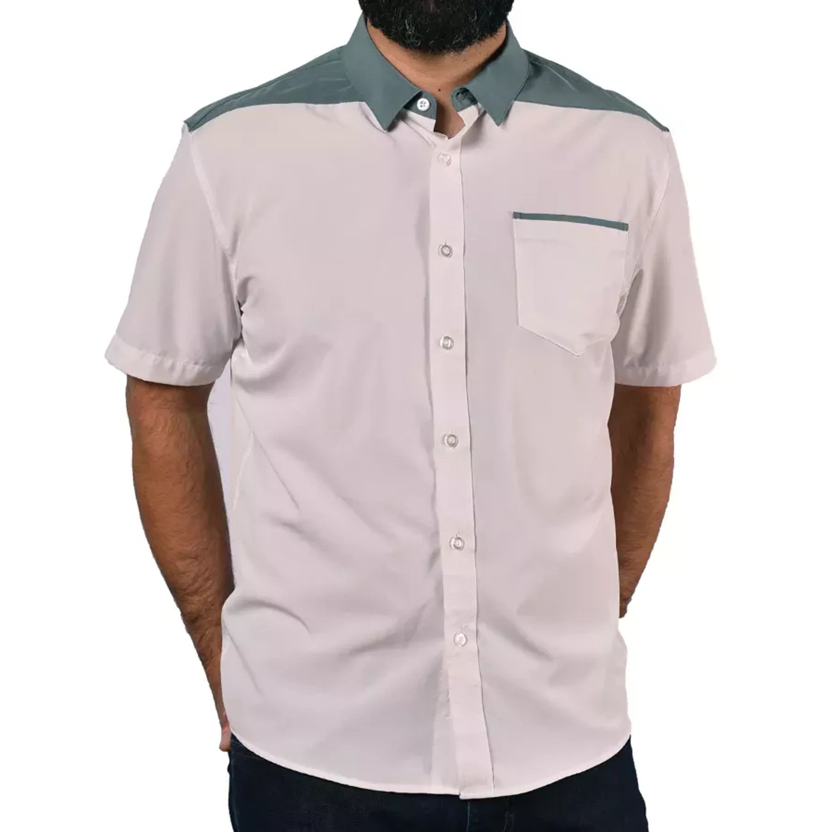 TD Men's Casual Button-Up Shirt Short Sleeve 'Point' Design 100% Cotton Single Breasted Closure Sizes up to 6XL for Summer H5bf27d837d734598a7e134b44964ffe2U