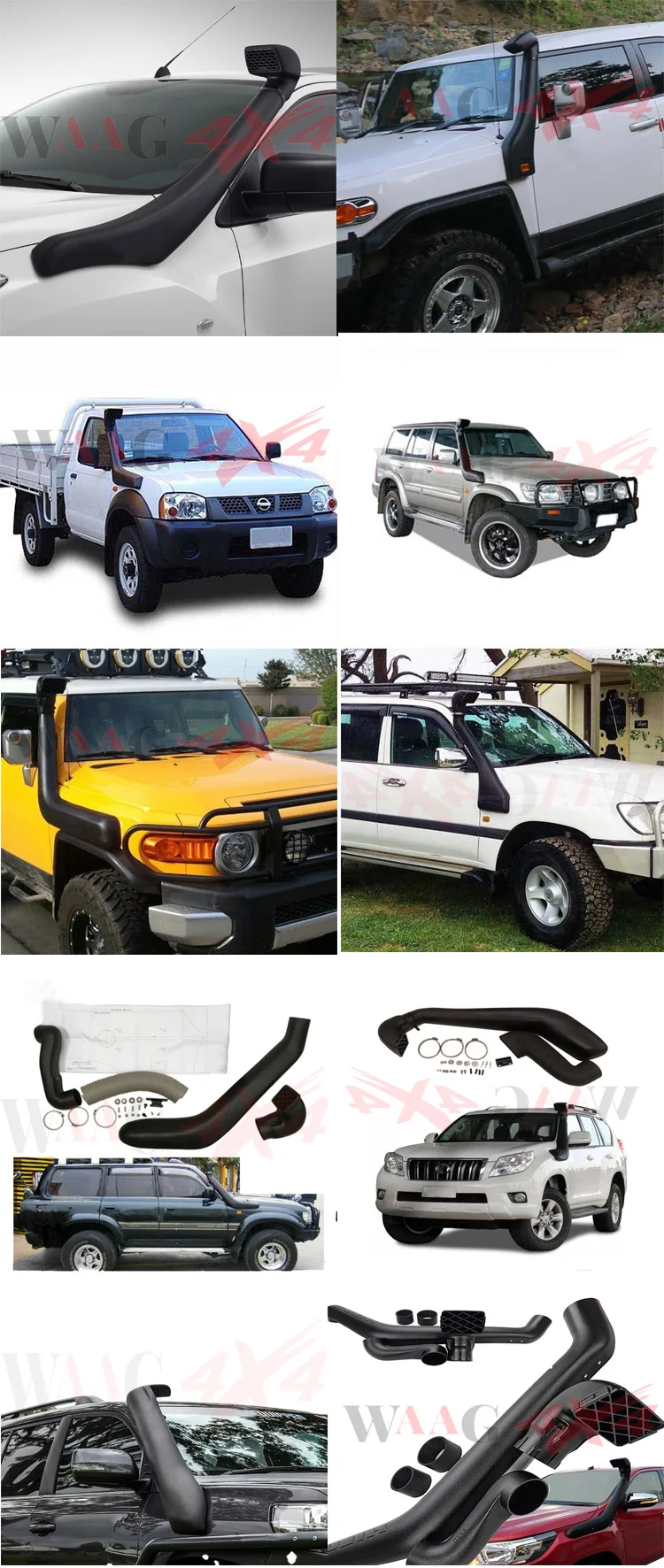 Wholesale good selling snorkel kit for hilux vigo 2005-2014 parts 4x4 truck accessories