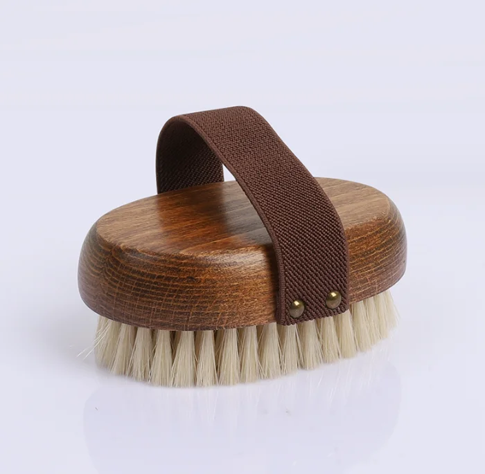 Natural wooden Eco-friendly sisal brush body clean brush massager dry massager brush