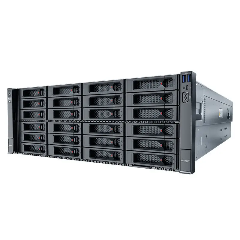 Original FusionServer G5500 V7 AI Server 8x NVIDIA/AMD GPU Support 4th Gen Xeon Scalable 3TB DDR5 RAM High-Performance Computing