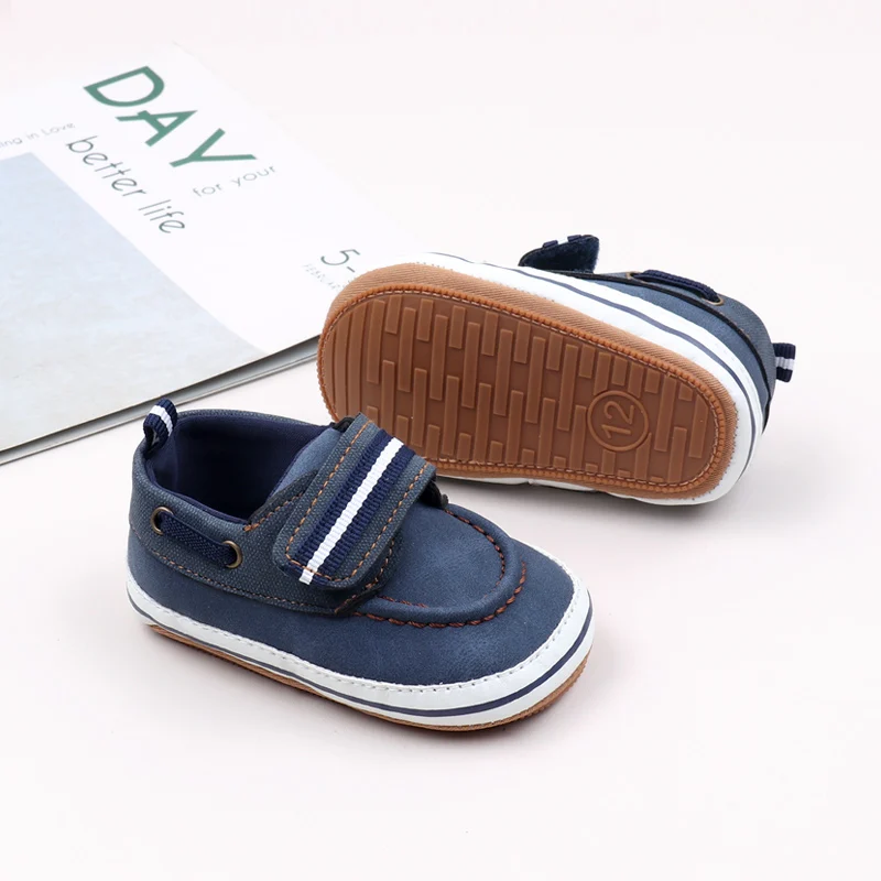 High Quality Soft TPR Outsole PU Baby Dress Shoes for Boys Spring Season Sprint Autumn Lightweight Breathable Anti-Slip Design manufacture