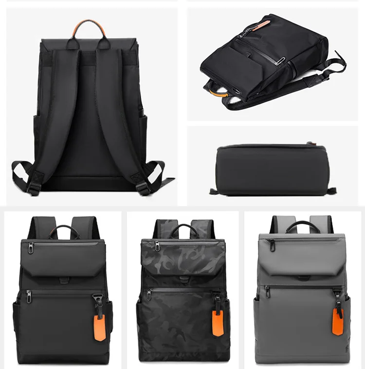 Hot selling custom roll top Backpack Stylish men's waterproof travel casual Sports backpack USB Laptop backpack