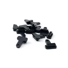 End Caps Rubber IBG Custom Black Food Grade Silicone NBR EPDM Rubber End Caps USB Rubber Dust Cover