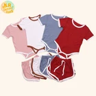 Clothes Children Shorts And T-shirt 0-24month Kid Clothing Set For Girl Summer Toddlers Clothes Set For Girls