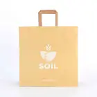 Bag Offset Printing For Paper Bag Printing Bags Custom Brown Kraft Paper Bag With Your Own Logo Print