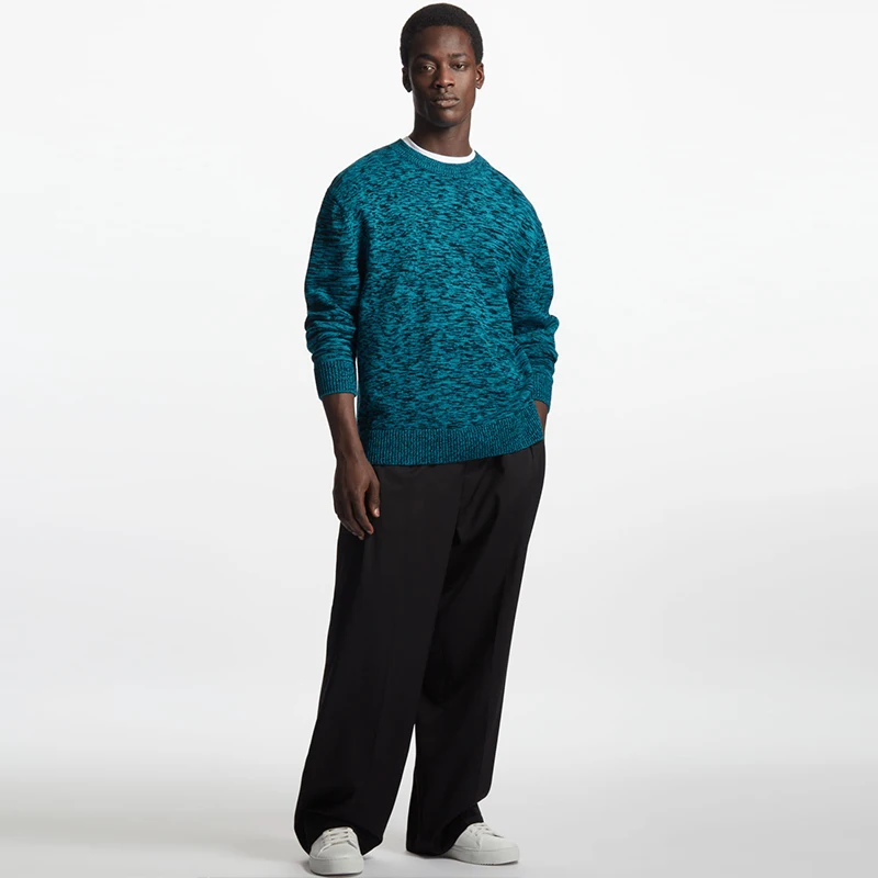 Cotton Knitted Men Sweater 