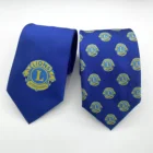 School Tie Custom High Quality School Logo Handmade Silk Tie