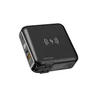 Power 6 In 1 Universal Portable 15000mah Wall Plug Power Bank With Wireless Charger