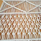 Table Runner Customized Size European White Cotton Christmas Macrame Table Runner Boho Style Table Runner For Wedding