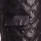 Diamond Quilted Nylon Jacket Nylon Fashionable Light Ladies Black Diamond Padding Quilted Nylon Jacket