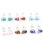 Gemstone Stone Stone Natural Gemstone Bead Stone Earrings Fashion Classic Natural Stone Earrings