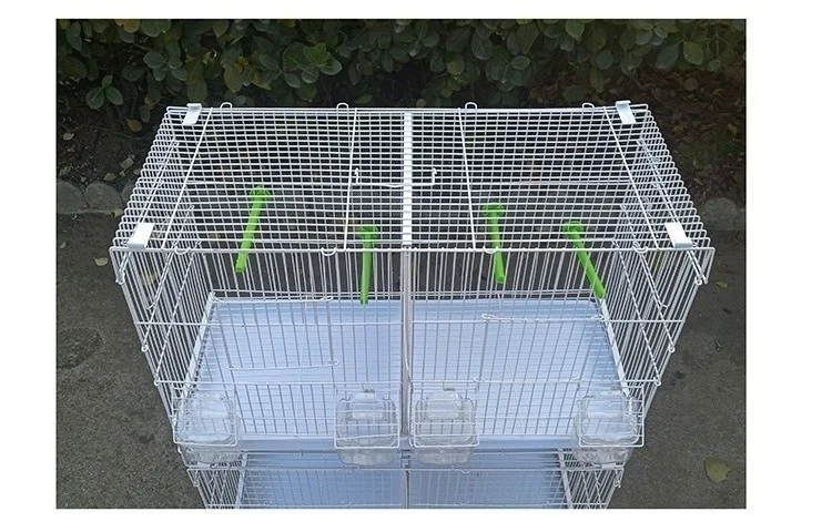 Manufacturers Wholesaler Bird Matching Cage Breeding Cage Encryption Thickened Parrot Hibiscus Parrot Bird Cage
