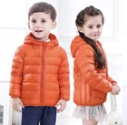 Winter Wholesale Multi Colors Hooded Children Winter Coat Ultra Light Kids Down Jacket For Sale